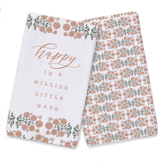 Happy in a Million Little Ways Tea Towel Set
